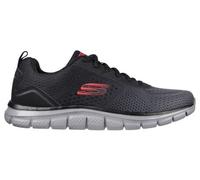 Skechers Chaussures homme Track-ripkent Flat-sheets Garniture anthracite en filet noir 42 EU