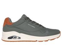 Chaussures lifestyle skechers uno suited on air olive homme