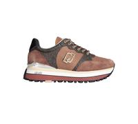 Chaussures Liu Jo Maxi Wonder 57 Baskets Cuir Brun