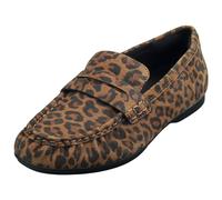 Chaussures Loafers FitFlop DELICATO LEOPARD pour Femme Couleur Tan Black - 39 EU