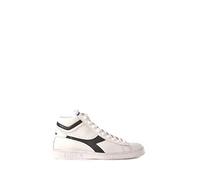 Chaussures Loisirs Unisexe Game L High Waxed, Sneakers Hautes Mixte, Noir/Blanc, 44