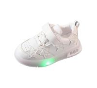 Chaussures Lumineuses LED pour Filles, Chaussures de Marche pour Tout-Petits, Chaussures décontractées pour Enfants et bébés Fille Noir Mode Baskets