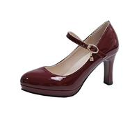 Chaussures Mary Jane 2026 Mother of The Bride pour femme à talons bas et hauts avec bride arrière, doublure douce, légères, pour les trajets quotidiens, les vacances, les événements de brevet, pour