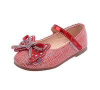 Chaussures Mary Jane à paillettes pour fille - Chaussures de fête à talons bas - Chaussures de princesse scintillantes à enfiler - Ballerines plates pour petites filles - Mocassins Mary Jane pour fête