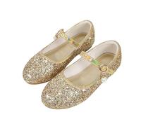 Chaussures Mary Jane pour fille avec paillettes, chaussures de princesse pour cosplay, chaussures à semelle fine, chaussures de soirée, chaussures de costume de princesse, sandales pour enfants