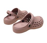 Chaussures Médicales Anti-Dérapantes pour Infirmières & Chirurgiens Semelle Épaisse 3cm Antichoc, Bout Renforcé Anti-Piqûre, Sabots Respirants pour Bloc Opératoire Hôpital & Quotidien(E,EU41-42)