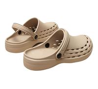 Chaussures Médicales Anti-Dérapantes pour Infirmières & Chirurgiens Semelle Épaisse 3cm Antichoc, Bout Renforcé Anti-Piqûre, Sabots Respirants pour Bloc Opératoire Hôpital & Quotidien(C,EU37-38)