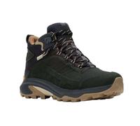 Merrell - Chaussures de randonnée journée - Moab Speed 2 Ltr Mid Wp Black pour Homme en Cuir - Taille 44 - Noir Noir 44