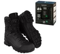 Chaussures MK2 GTX Combat Boot Black + Care Set pour le nettoyage des chaussures Lowa - Ensemble 45