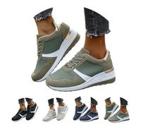 Chaussures Mode et Sport pour Femmes, Baskets Femme - Sneakers Épaisses Style Européen et Américain, Baskets Casual Tendance, Chaussures Polyvalentes pour Tenue Urbaine Moderne