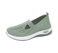 Chaussures Mode Et Sport pour Femmes Chaussure Femme Confortable Basket Legere Pieds Larges Orthopedique De Marche Ete sans Lacets Basquette Sandales Été Toile Orthopédiques Scholl,Z0-Green,43