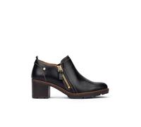 Chaussures Montantes en Cuir LLANES pour Femme Color Black
