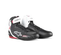 Alpinestars 2510319-123-8 Chaussure de moto Mâle Adulte Noir, Rouge, Blanc