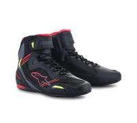 Chaussures Moto Alpinestars Faster-3 Rideknit Noir/Gris/Rouge Fluo43 Noir,Gris,Rouge Fluo