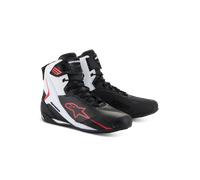 Alpinestars Faster 4, chaussures 11 US Noir/Blanc/Rouge Noir/Blanc/Rouge