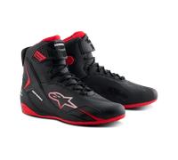 Alpinestars Honda Faster-4 Chaussures de moto, noir-rouge, taille 47 pour homme