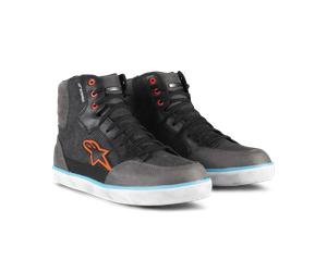 Chaussures Moto Alpinestars J-6 Canvas Noir/Gris/Bleu Clair38 Noir,Gris,Bleu Clair