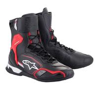 Chaussures Moto ALPINESTARS Superfaster - Noir/Rouge Brillant / Blanc
