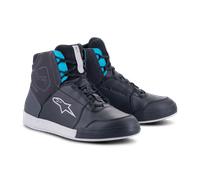 Chaussures Moto Femme Alpinestars Chrome Waterproof Asphalte noir/Turquoise42,5 Asphalte noir,Turquoise
