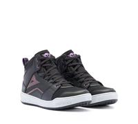 Chaussures Moto Femme Dainese SUBURB D-WP Imperméable Black/White/Metal Purple