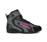 Furygan V4 Easy D3O, chaussures imperméables pour femmes 40 EU Noir/Gris/Fuchsia Noir/Gris/Fuchsia