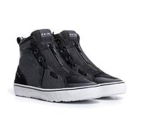 TCX Ikasu Chaussures de moto imperméables pour dames, Noir/Argent, Taille 36