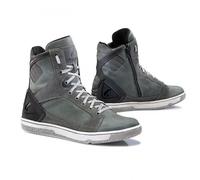 Chaussures Moto Forma Urbaine En Cuir Imperméable Hyper Anthracite