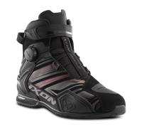 Ixon Bull 2 WP Ultra Chaussures de moto imperméables, noir/rouge, Taille 44