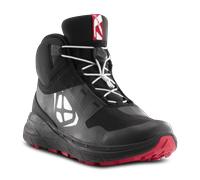 Ixon Snake WP Chaussures de moto imperméables, noir-blanc-rouge, taille 45 pour homme