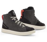 Chaussures Moto Rev'it Delta H2O Noir Black Denim Suédées Sneaker