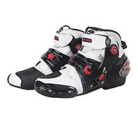 Chaussures moto Unisex Hors Route Motard demi Bottes moto de Vitesse étanche antidérapant pour touring et racing 41