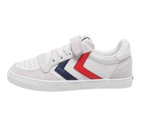 Chaussures multisports junior - Hummel - Slimmer Stadil Leather Low - Blanc - Mixte - Confort optimal 30