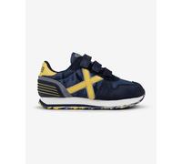Chaussures Munich Mini Massana VCO bleu marine jaune enfant - 25