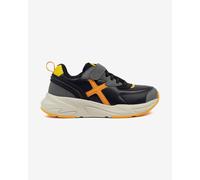Chaussures Munich Mini Track velcro noir orange jaune enfant - 33
