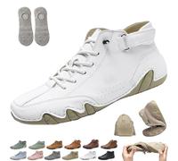 Chaussures Nevova for Hommes et Femmes, Chaussures orthopédiques imperméables Nevoldeck, Chaussures de Marche orthopédiques Confortables avec Soutien de la voûte Plantaire(Blanc,43 EU)