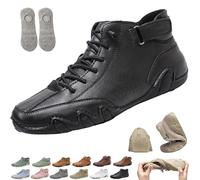 Chaussures Nevova for Hommes et Femmes, Chaussures orthopédiques imperméables Nevoldeck, Chaussures de Marche orthopédiques Confortables avec Soutien de la voûte Plantaire(Noir,40 EU)