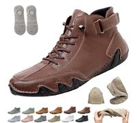 Chaussures Nevova for Hommes et Femmes, Chaussures orthopédiques imperméables Nevoldeck, Chaussures de Marche orthopédiques Confortables avec Soutien de la voûte Plantaire(Date Red,38 EU)