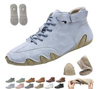 Chaussures Nevova for Hommes et Femmes, Chaussures orthopédiques imperméables Nevoldeck, Chaussures de Marche orthopédiques Confortables avec Soutien de la voûte Plantaire(Light Blue,47 EU)