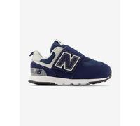 Chaussures New Balance 574 Hook & Loop bleu foncé blanc bébé - 21