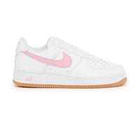 Nike Baskets Basses Air Force 1 Unisexes, Blanc/Rose/Jaune, 38.5 EU