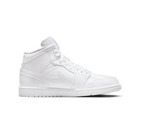 Chaussures NIKE Air Jordan 1 Mid Blanc - Homme/Adulte - Cuir - Lacets - Plat 44