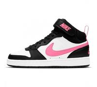 Chaussures Nike Court Borough Garçon CD7783 005 Milieu 2 Ps Blanc Noir Cuir