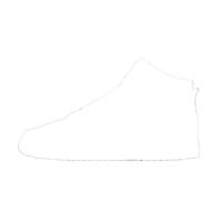 Chaussures NIKE Dunk HI Retro Blanc - Homme/Adulte - Cuir - Lacets - Plat 45
