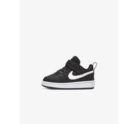 Chaussures Nike Femme Fille Court Borough Low Ps Bq5453 002 Blanc Noir Cuir