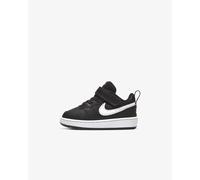 Chaussures Nike Femme Fille Court Borough Low Ps Bq5453 002 Blanc Noir Cuir