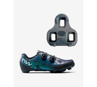 Chaussures Northwave Rebel 3 VTT bleu noir + Cales Look Kéo Grip 4,5º - 36