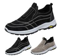 Chaussures orthopédiques à enfiler pour homme avec soutien de la voûte plantaire, baskets à plateforme extra large, baskets légères et décontractées, chaussures de sport pour l'extérieur, la randonnée