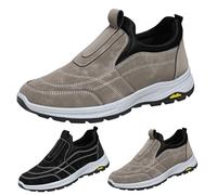 Chaussures orthopédiques à enfiler pour homme avec soutien de la voûte plantaire, baskets à plateforme extra large, baskets légères et décontractées, chaussures de sport pour l'extérieur, la randonnée