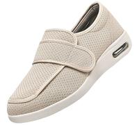 Chaussures Orthopédiques de Coussin Marche orthopédique Décontractée avec Soutien de la voûte Plantaire Air Comfort Tricot diabétique Marche en Plein air décontractées ( Color : Beige , Size : 40 EU )