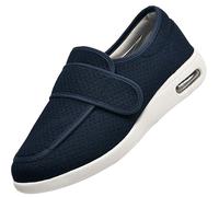 Chaussures Orthopédiques de Coussin Marche orthopédique Décontractée avec Soutien de la voûte Plantaire Air Comfort Tricot diabétique Marche en Plein air décontractées ( Color : Blue , Size : 38 EU )